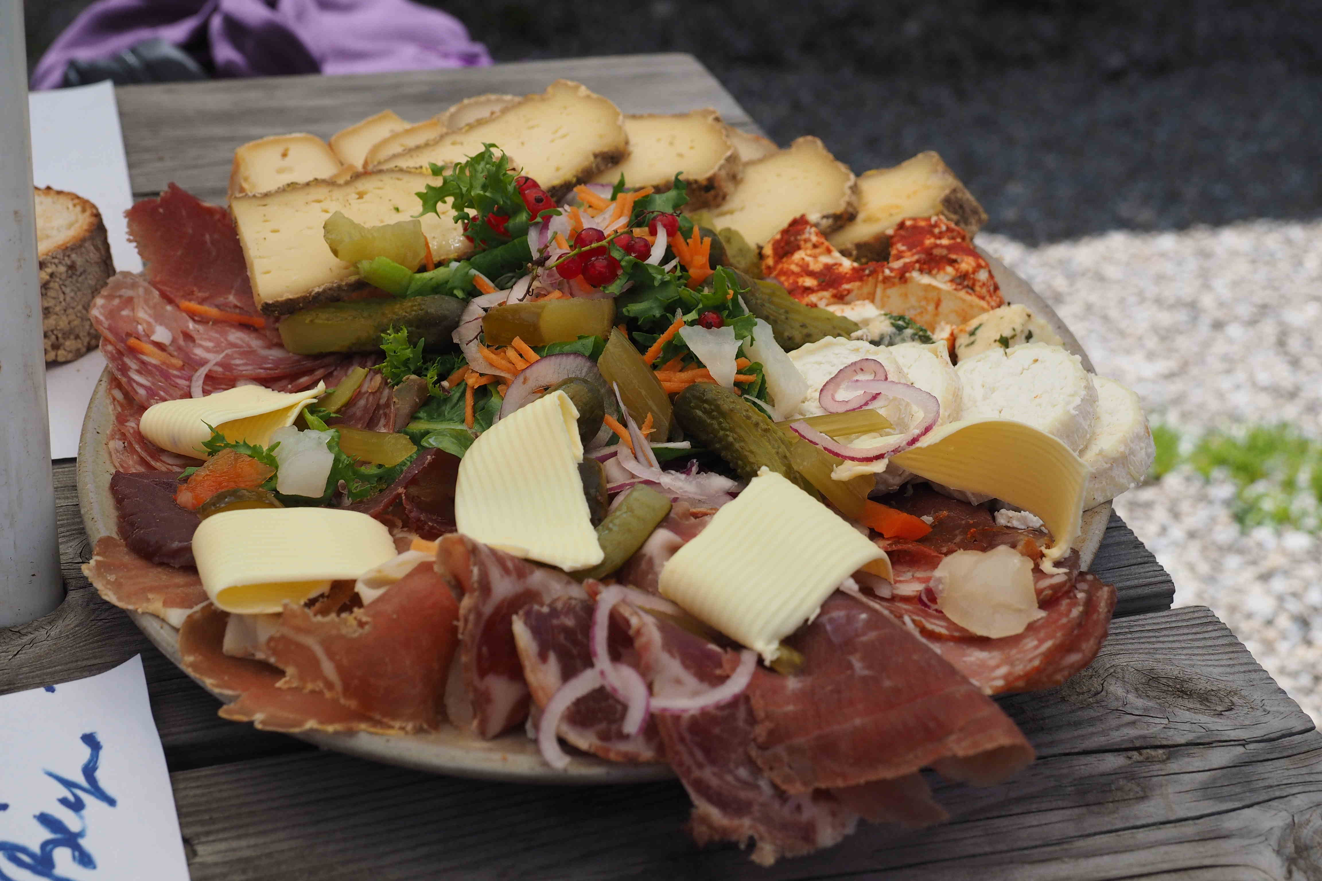 French charcuterie platter